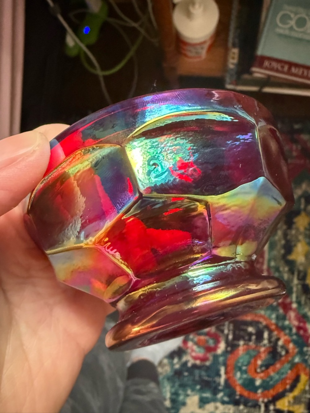 Black Cat Vintage x Mosser collaboration. Red carnival Georgia fairy lamp - Picture 10 of 13